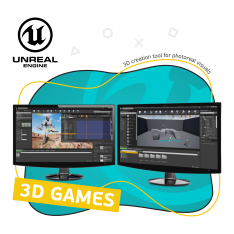 Unreal Engine 4. Игровой движок - КИБЕРшкола программирования для детей, компьютерные курсы для школьников, начинающих и подростков - KIBERone г. Алтуфьевский