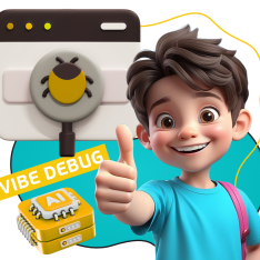 Тестирование & Vibe Debug. Охотники за багами - КИБЕРшкола программирования для детей, компьютерные курсы для школьников, начинающих и подростков - KIBERone г. Алтуфьевский
