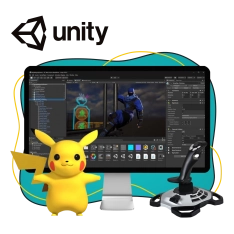 Мир игр на Unity 2D на популярном движке + AI-помощники - КИБЕРшкола программирования для детей, компьютерные курсы для школьников, начинающих и подростков - KIBERone г. Алтуфьевский