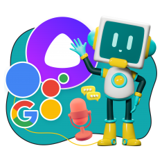 Голосовой помощник Алиса - КИБЕРшкола программирования для детей, компьютерные курсы для школьников, начинающих и подростков - KIBERone г. Алтуфьевский