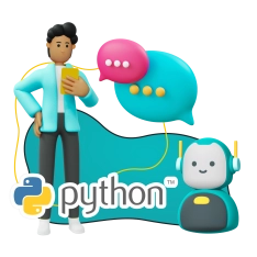Умный чат-бот на Python на Telegram - КИБЕРшкола программирования для детей, компьютерные курсы для школьников, начинающих и подростков - KIBERone г. Алтуфьевский