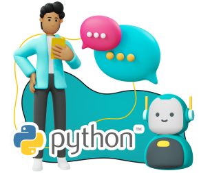 Умный чат-бот на Python - Школа программирования для детей, компьютерные курсы для школьников, начинающих и подростков - KIBERone г. Алтуфьевский район