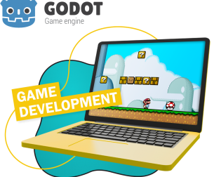 Godot.  Основа создания легендарных игр - КИБЕРшкола программирования для детей, компьютерные курсы для школьников, начинающих и подростков - KIBERone г. Алтуфьевский